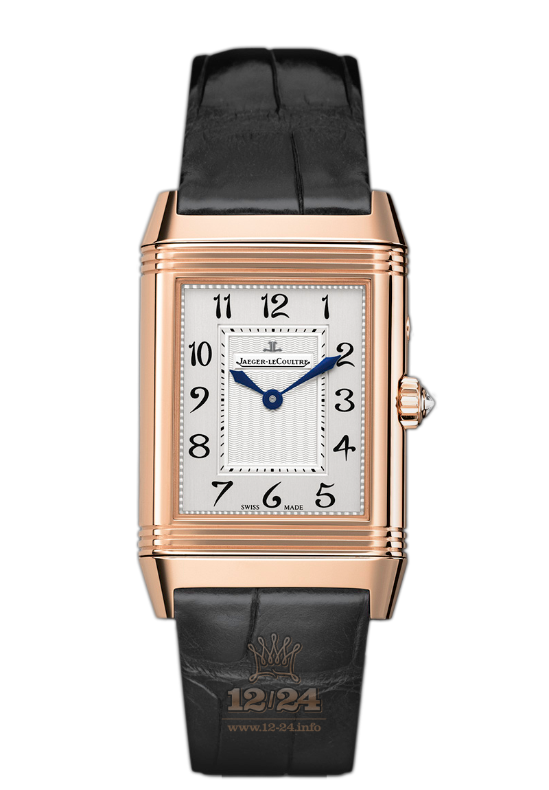 Jaeger-LeCoultre Reverso Watch 2692424 40 mm Pink gold Case White Silver Dial
