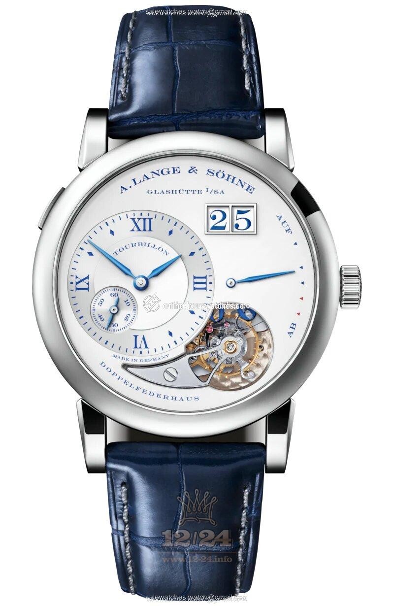 A.Lange & Sohne Lange 1 Watch 722.066 38 mm White gold Case Silver Dial