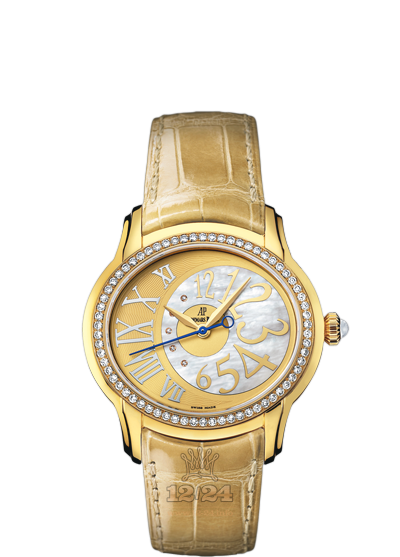 Audemars Piguet Millenary Watch 77301BA.ZZ.D097CR.01 40 mm Yellow gold Case White Dial