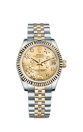 Rolex Lady-Datejust Watch 178273-0092 31 mm Steel / Yellow gold Case Golden Dial