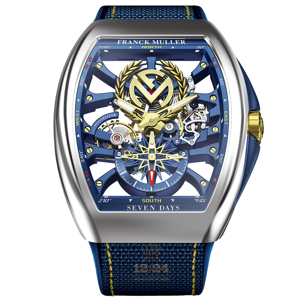 Franck Muller Vanguard Watch V 45 S6 SQT ANCRE FM YACHT AC 44 mm Stainless steel Case