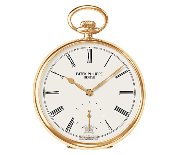 Patek Philippe Lepine Pocket Watches Watch 973J-010 44 mm Yellow gold Case White Dial