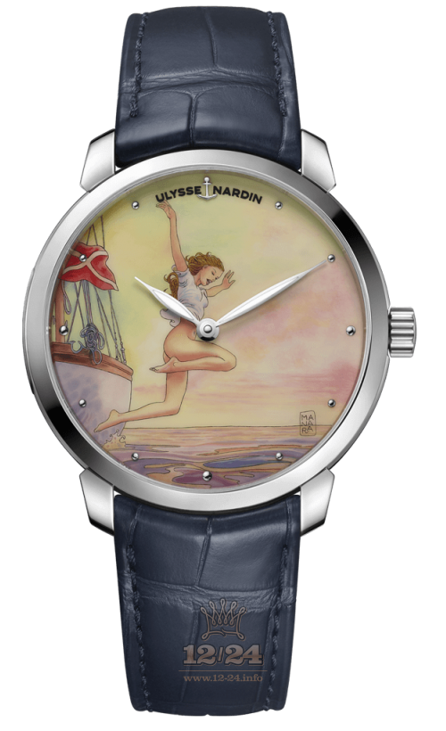 Ulysse Nardin Classic Watch 3203-136LE-2/MANARA.03 40 mm Stainless steel Case Painted Dial