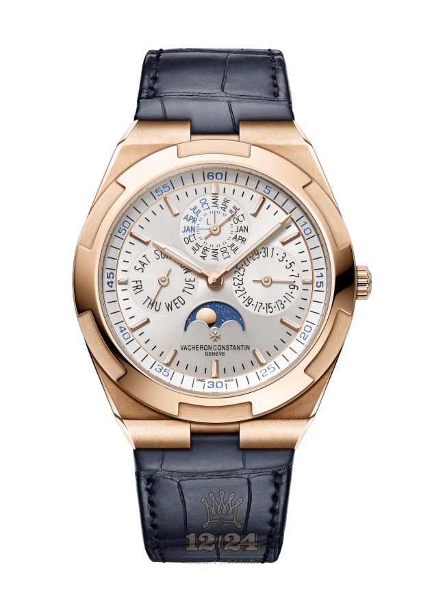 Vacheron Constantin Overseas Watch 4300V/000R-B064 42 mm Pink gold Case Silver Dial