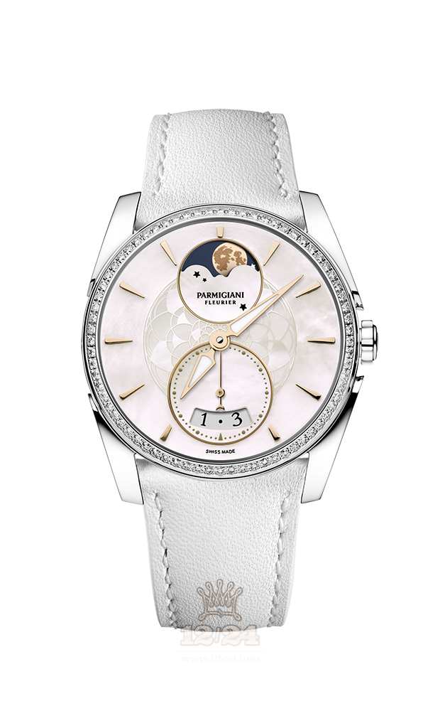 Parmigiani Fleurier Tonda Watch PFC283-0063600-XC2421 34 mm Stainless steel Case Pink Dial
