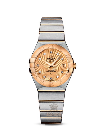 Omega Constellation Watch 123.20.27.20.58.001 27 mm Steel / Yellow gold Case