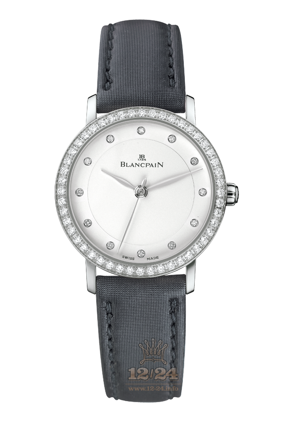 Blancpain Women Watch 6102-4628-95A 29 mm Stainless steel Case White Dial