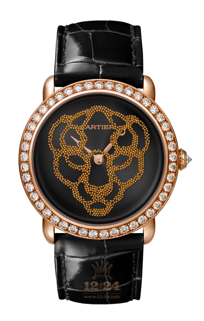 Cartier Creative jewelry watches Watch HPI01259 37 mm Pink gold Case Black Dial