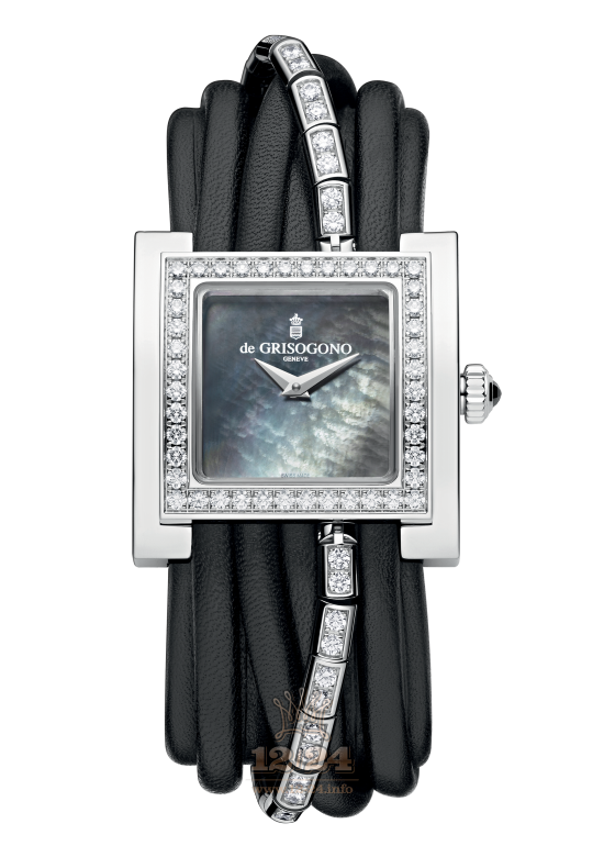 de Grisogono Allegra Watch Watch AW-S06/1B White gold Case Black Dial