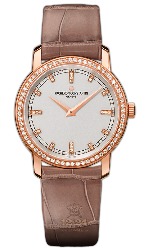 Vacheron Constantin Traditionnelle Watch 25558/000R-9406 30 mm Pink gold Case White Dial
