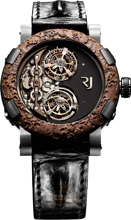 Romain Jerome Sea Watch DN.T.OXY4.BBBB.00 46 mm Stainless steel Titanium Case Black Dial