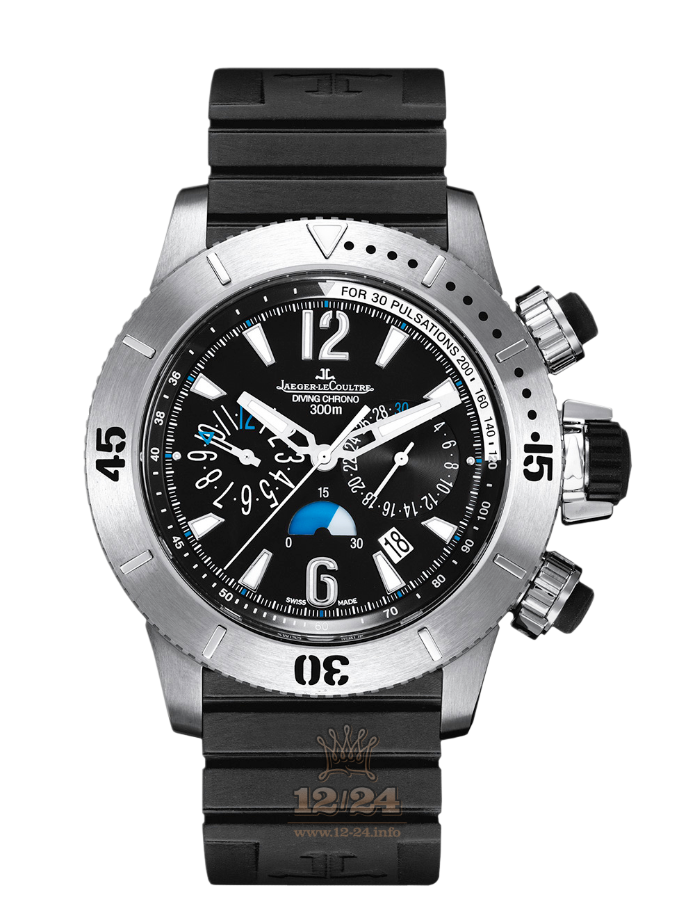 Jaeger-LeCoultre Master Extreme Watch 186T670 44 mm Titanium Case Black Dial