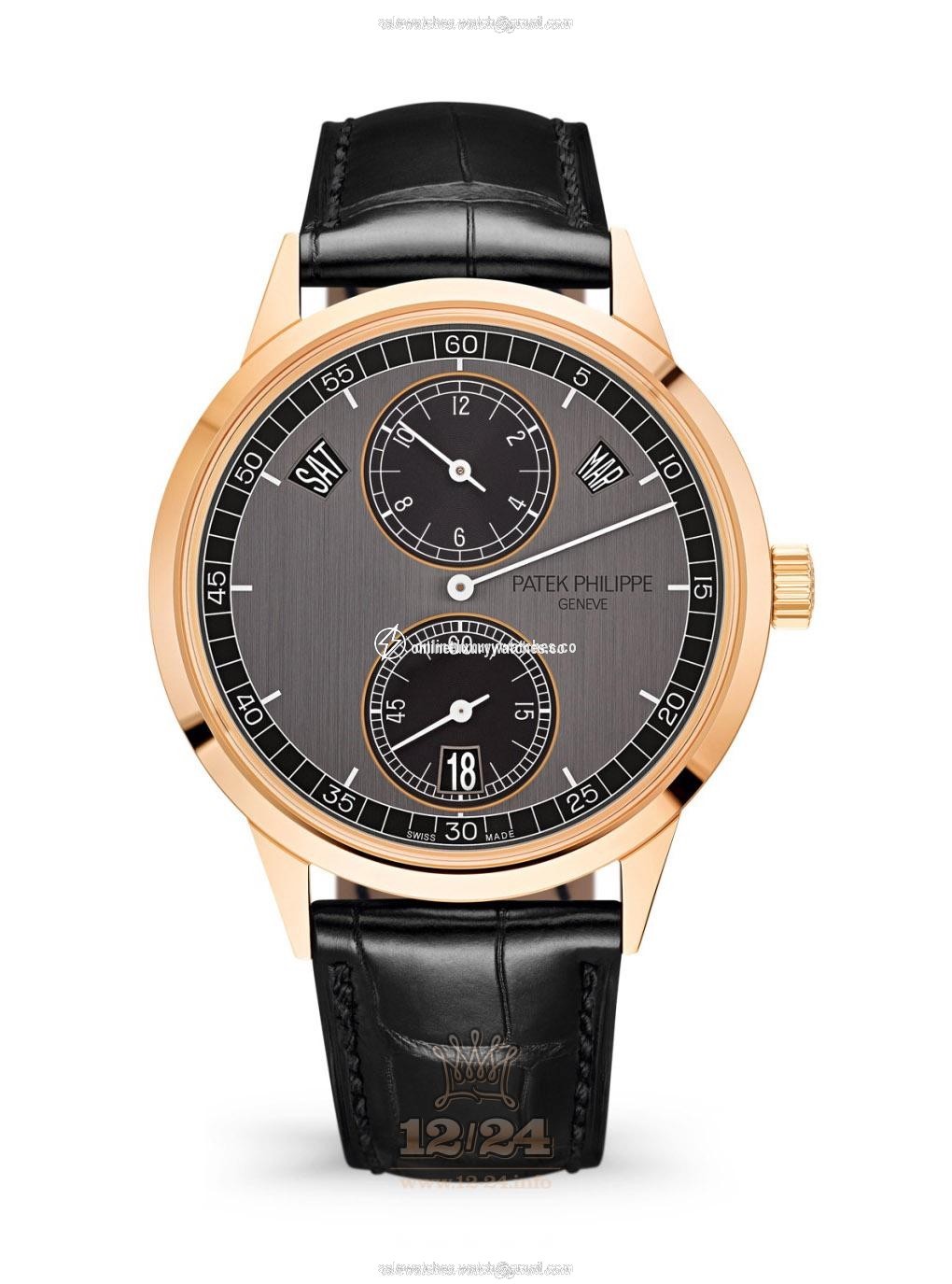 Patek Philippe Grand Complications Watch 5235/50R-001 Pink gold Case Black Gray Dial