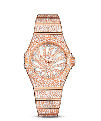 Omega Constellation Watch 123.55.31.20.55.006 31 mm Pink gold Case White Dial