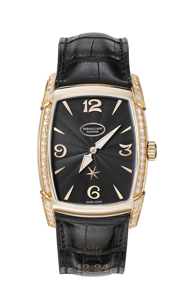 Parmigiani Fleurier Kalpa Watch PFC125-1021400-HA1421 38 mm Pink gold Case Black Dial