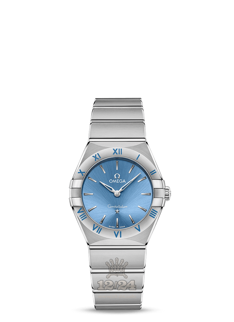 Omega Constellation Watch 131.10.28.60.03.001 28 mm Stainless steel Case Dark blue Dial