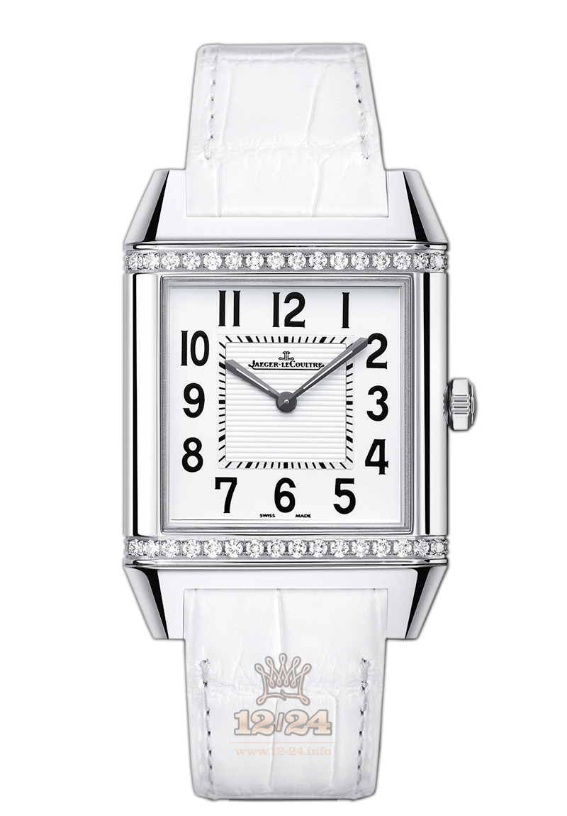 Jaeger-LeCoultre Reverso Squadra Watch 7068421 45 mm Stainless steel Case White Silver Dial