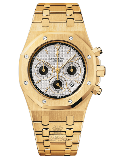 Audemars Piguet Royal Oak Watch 25960BA.OO.1185BA.02 39 mm Yellow gold Case Silver Dial