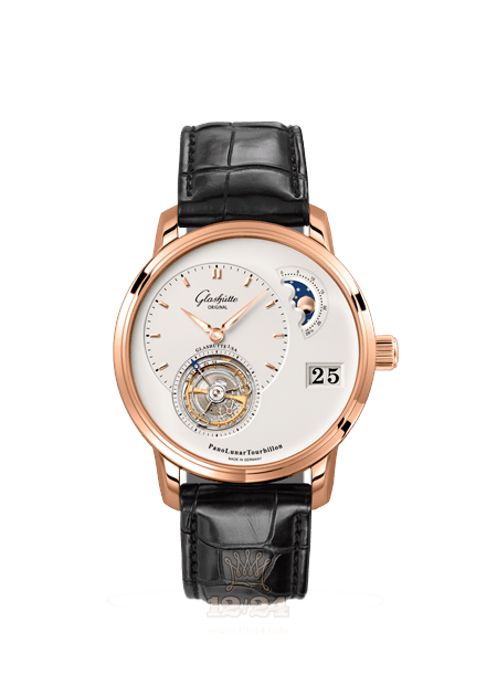 Glashutte Pano Watch 1-93-02-05-05-50 40 mm Pink gold Case White Dial