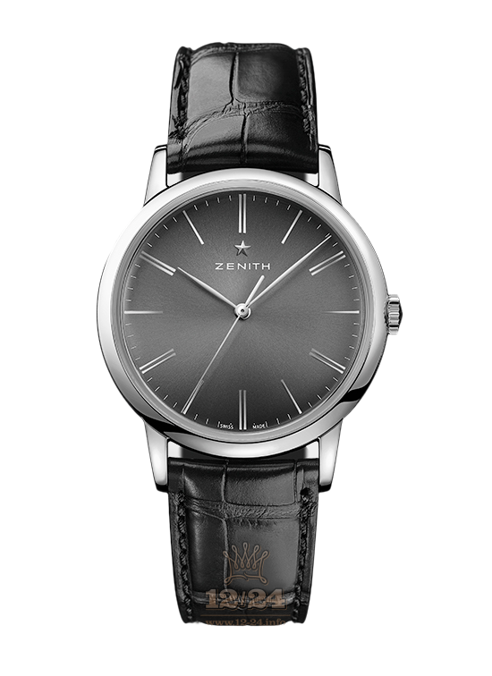 Zenith Elite Watch 03.2290.679/26.C493 39 mm Stainless steel Case Black Dial