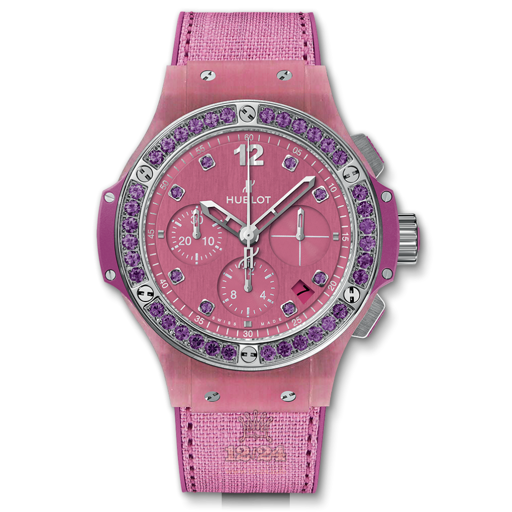 Hublot Big Bang Watch 341.XP.2770.NR.1205 41 mm Rubber Case Pink Dial