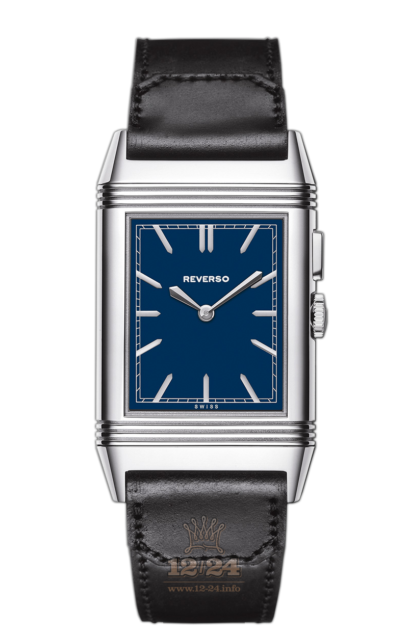 Jaeger-LeCoultre Reverso Watch 378858J 47 mm Stainless steel Case Dark blue Dial