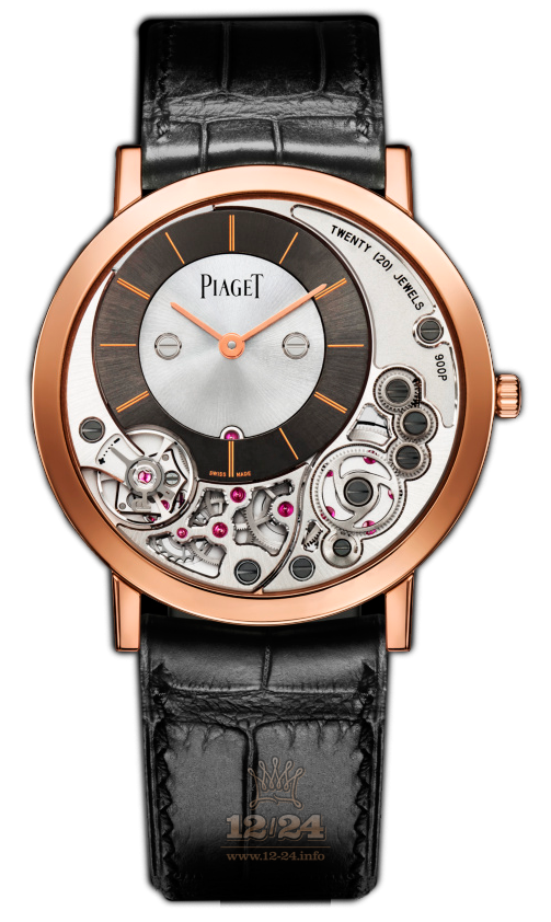 Piaget Altiplano Watch G0A39110 38 mm Pink gold Case Gray Dial