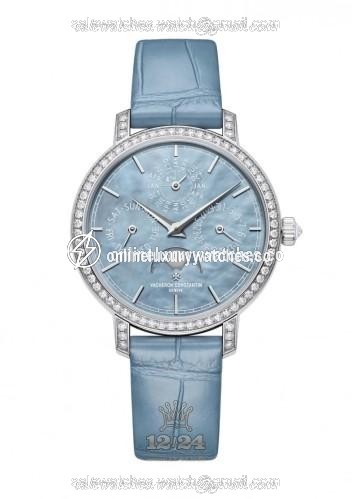 Vacheron Constantin Traditionnelle Watch 4305T/000G-B948 36 mm White gold Case Blue Dial