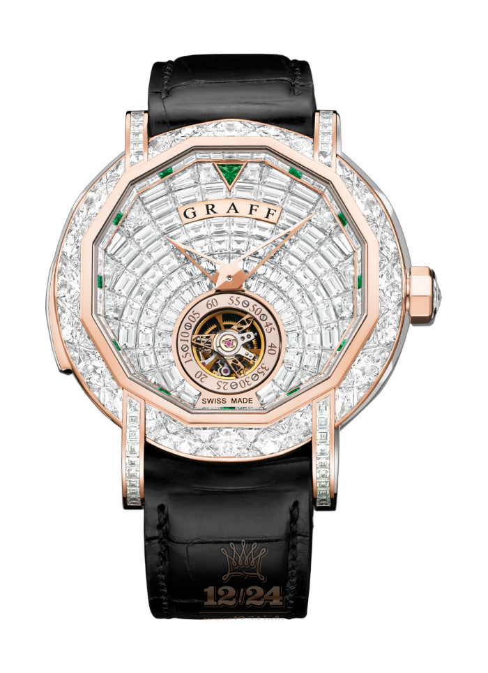 Graff MasterGraff Watch MGMR47pgdd_front 47 mm Pink gold Case Golden Dial