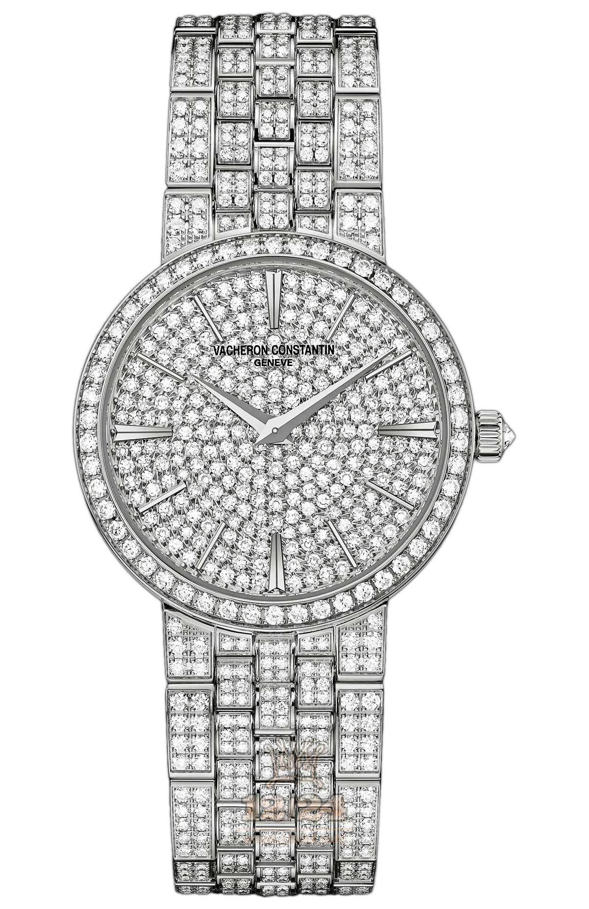 Vacheron Constantin Traditionnelle Watch 25575/Q02G-9280 30 mm White gold Case Silver Golden Dial