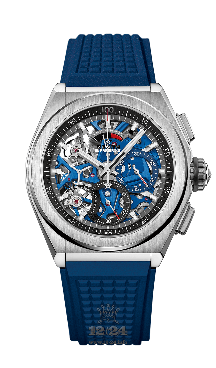 Zenith Defy Watch 95.9002.9004/78.R590 44 mm Titanium Case Gray Dark blue Dial