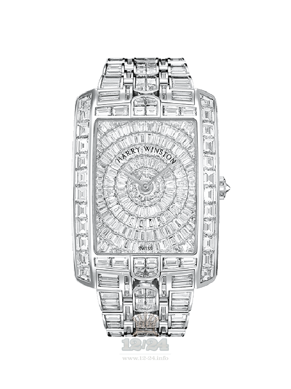 Harry Winston High Jewelry Timepieces Watch AVCQHM35WW001 White gold Case Silver Dial