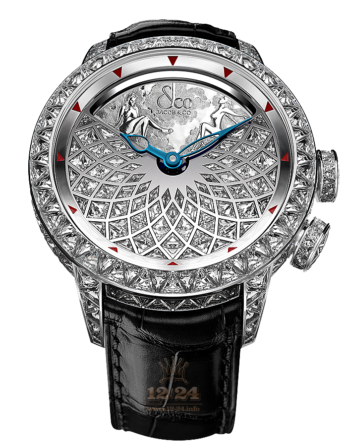 Jacob & Co High Jewelry Masterpieces Watch CL800.30.BD.BD.A 46 mm White gold Case