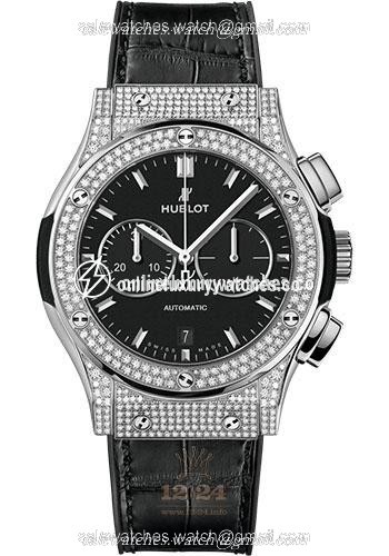 Hublot Classic Fusion Watch 541.NX.1171.LR.1704 42 mm Titanium Case Black Dial