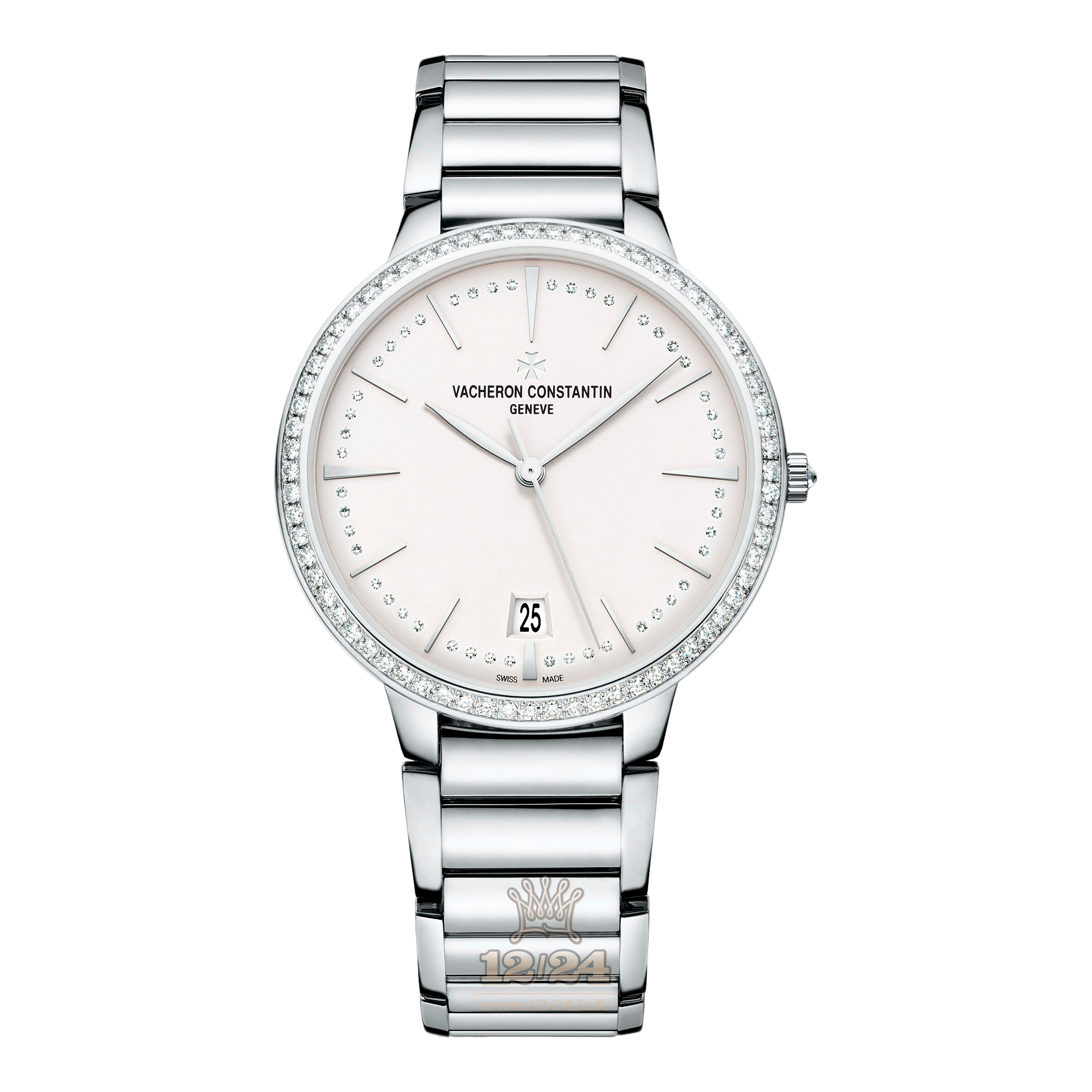 Vacheron Constantin Patrimony Watch 85515/CA1G-9841 36 mm White gold Case White Dial