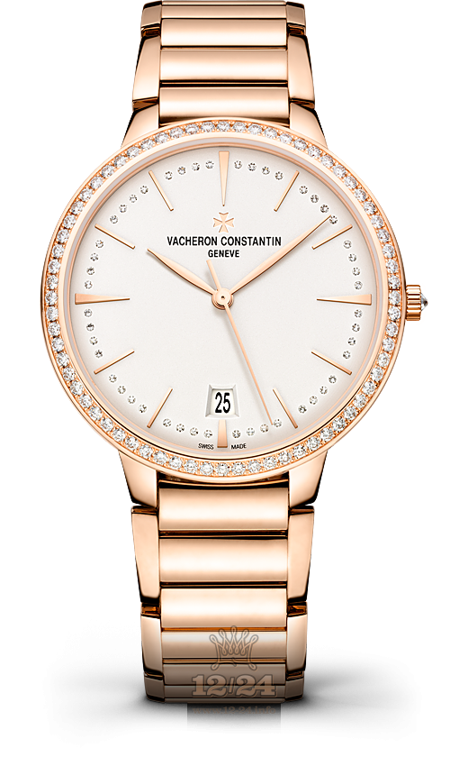Vacheron Constantin Patrimony Watch 85515/CA1R-9840 36 mm Pink gold Case Pink Dial