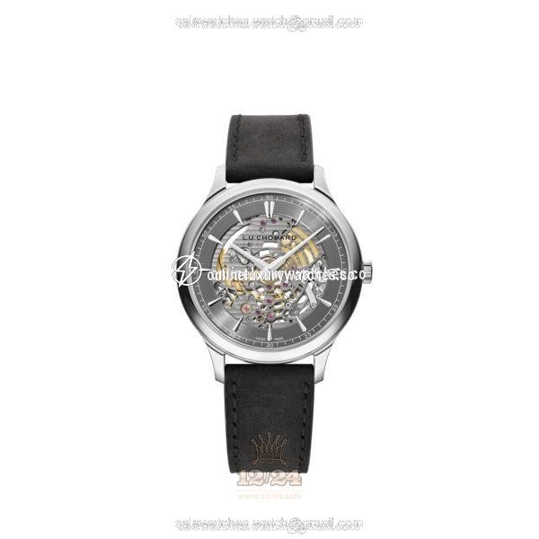 Chopard L.U.C Watch 161984-1001 40 mm White gold Case Gray Dial