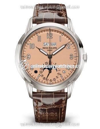 Patek Philippe Grand Complications Watch 5320G-011 40 mm White gold Case Pink Dial