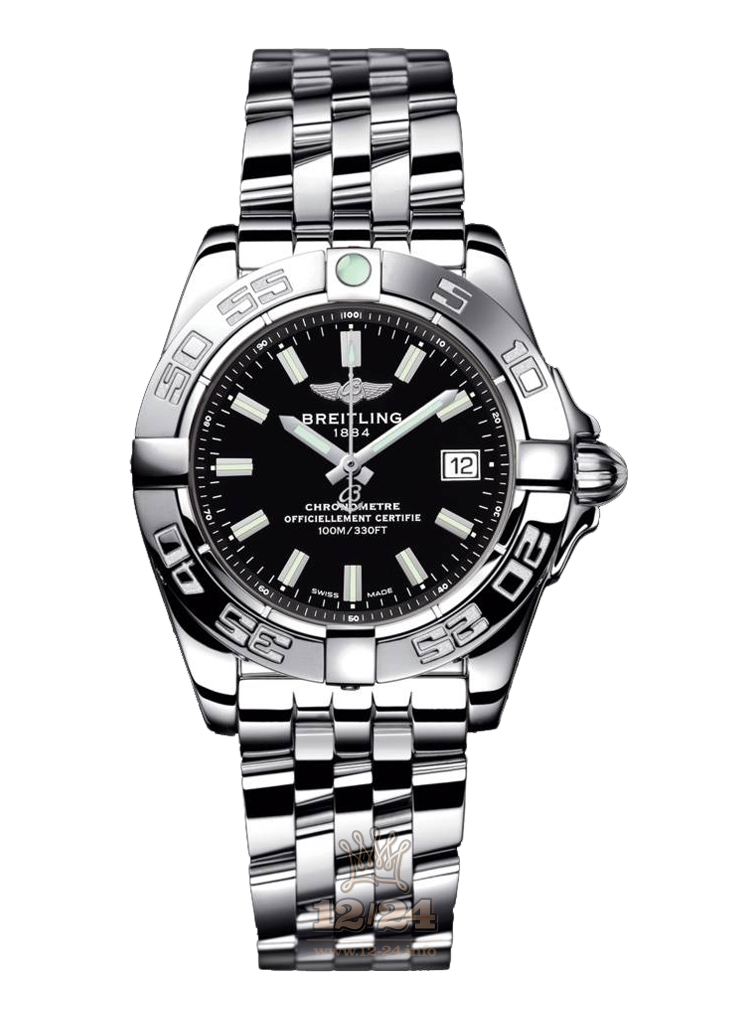 Breitling Galactic Watch A71356L2|BE76|367A 32 mm Stainless steel Case Black Dial