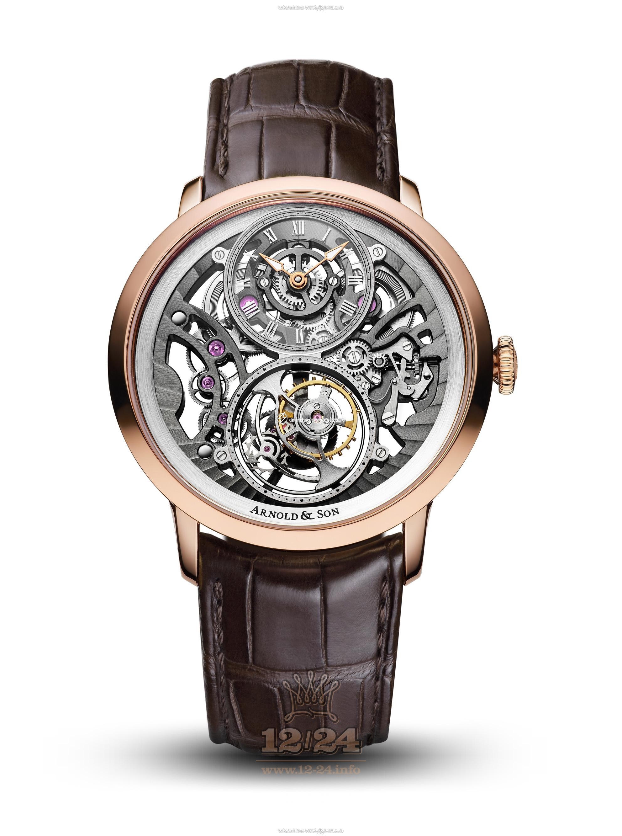 Arnold Son Instrument Collection Watch 1UTAR.S10A.C320A Red gold Case Gray Dial