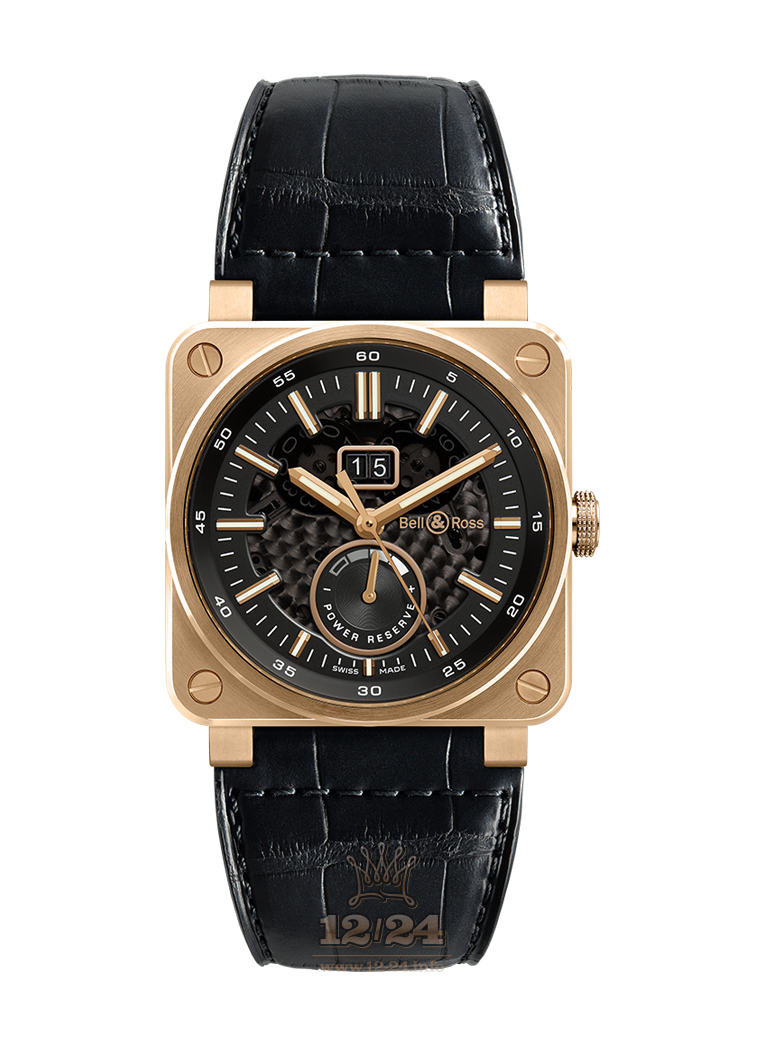 Bell & Ross Instruments Watch BR0390-PINKGOLD 42 mm Pink gold Case Black Dial