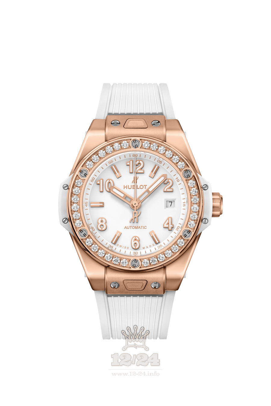 Hublot Big Bang Watch 485.OE.2080.RW.1204 33 mm Pink gold Case White Dial