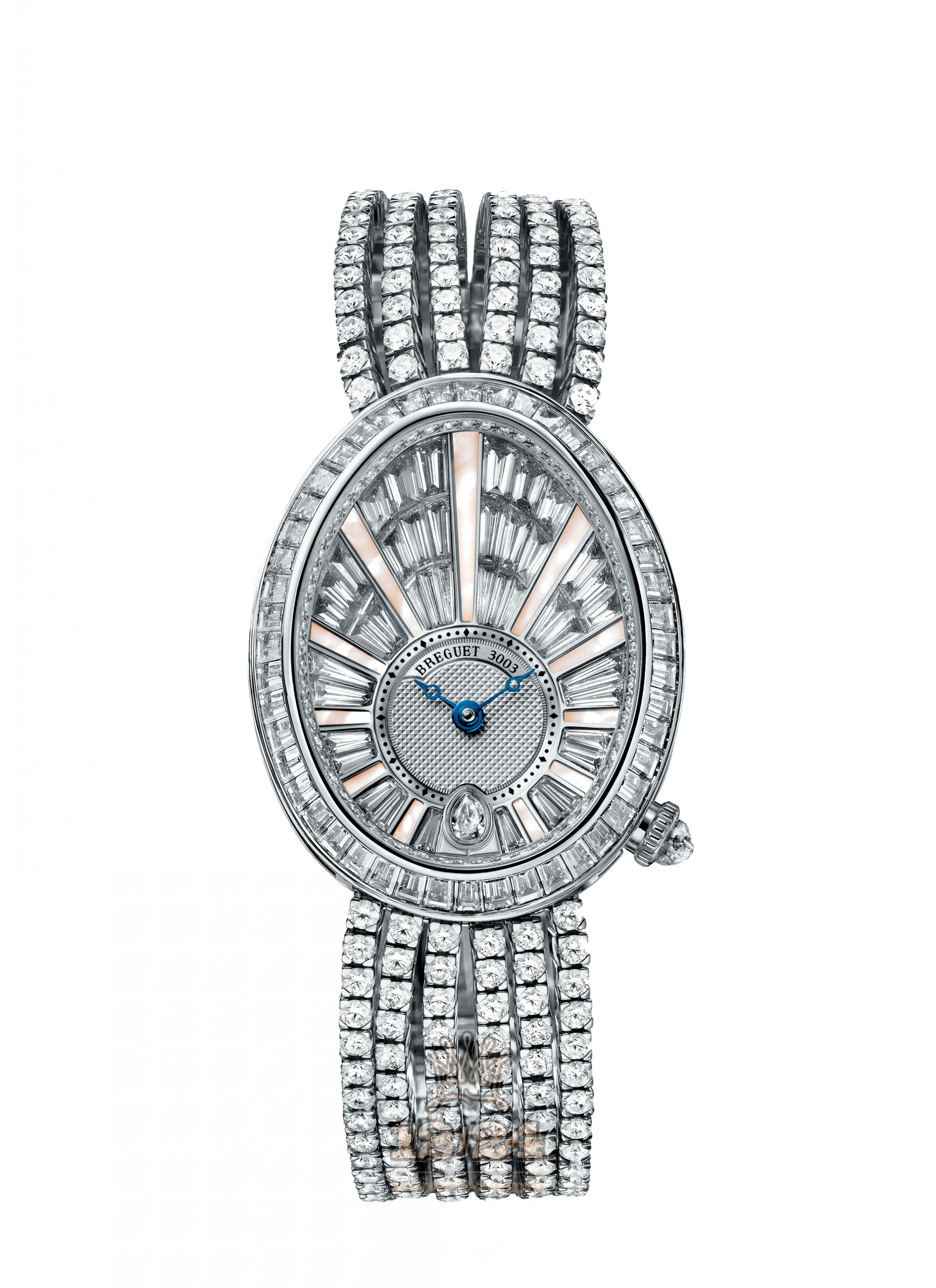 Breguet Reine de Naples Watch 8939BB/6D/J61/DDDD 38 mm White gold Case Silver Dial