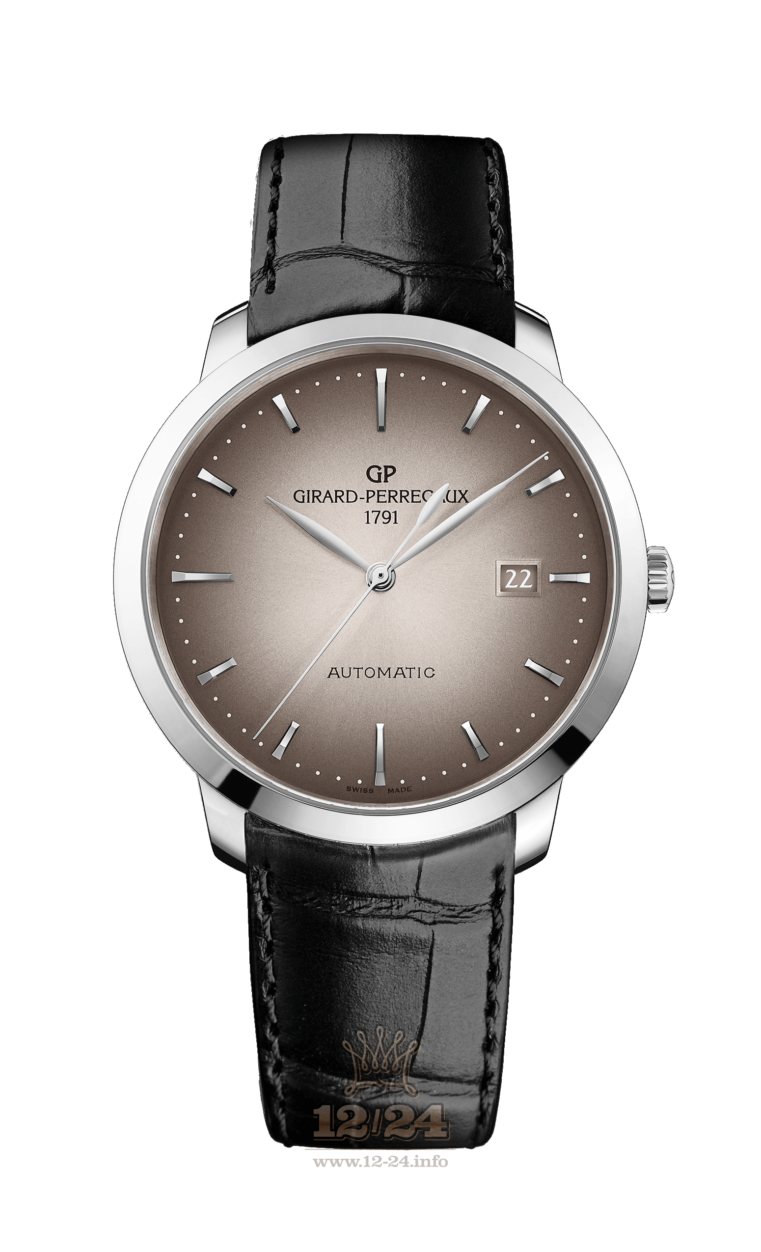 Girard Perregaux 1966 Watch 49555-11-231-BB60 Stainless steel Case Brown (chocolate) Dial