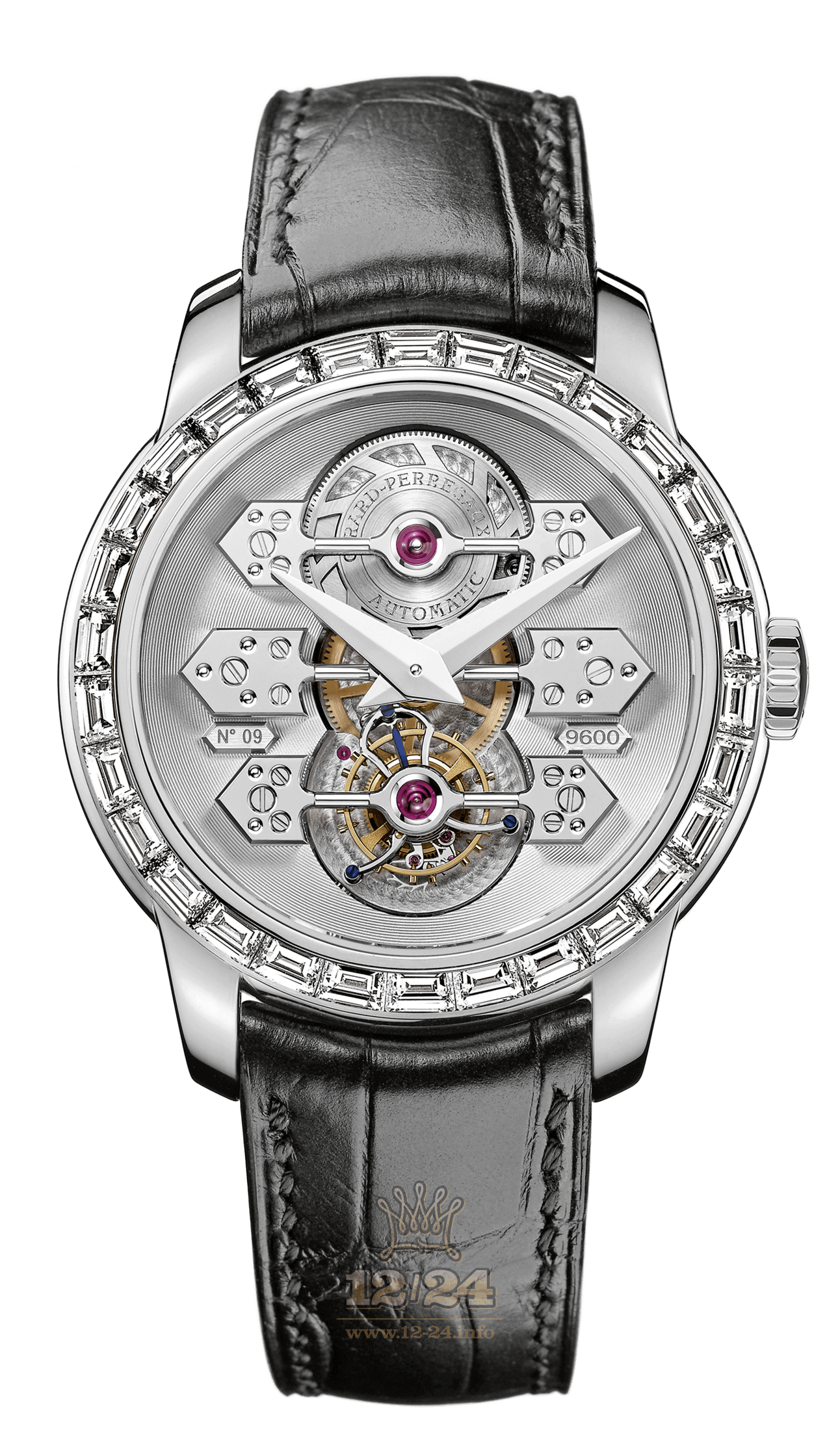 Girard Perregaux Bridges Watch 99193B53A000-BA6A White gold Case Silver Dial