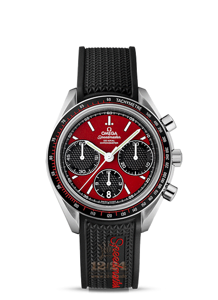 Omega Racing Watch 326.32.40.50.11.001 40 mm Stainless steel Case Red Dial
