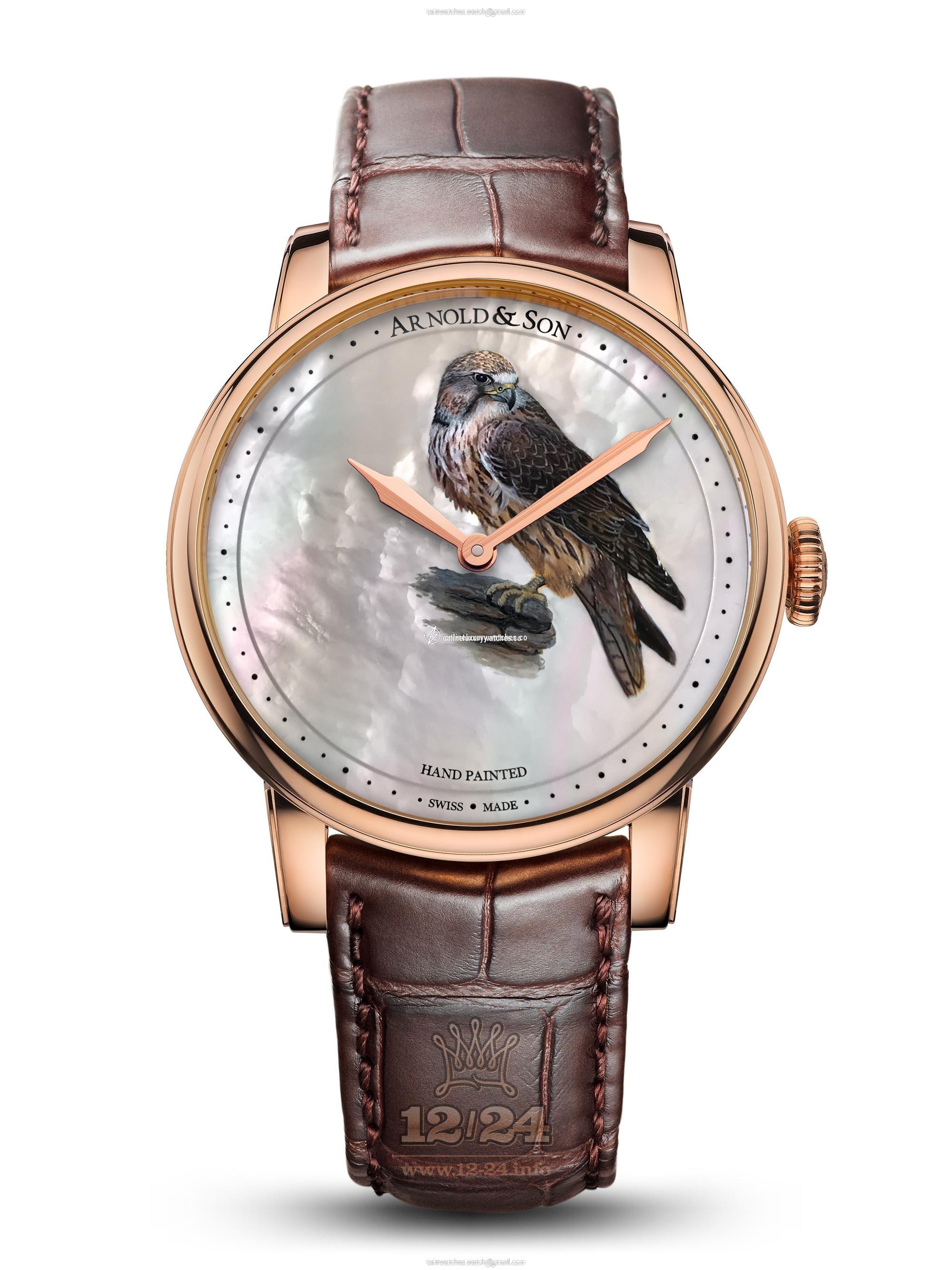 Arnold Son Royal Collection Watch 1LCAP.M09A.C110A Pink gold Case Painted Dial