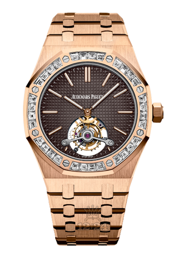 Audemars Piguet Royal Oak Watch 26516OR.ZZ.1220OR.01 41 mm Pink gold Case Brown (chocolate) Dial