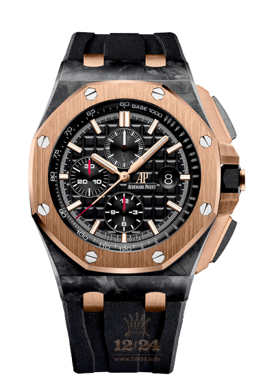 Audemars Piguet Royal Oak Offshore Watch 26406FR.OO.A002CA.01 44 mm Pink gold Case Black Dial
