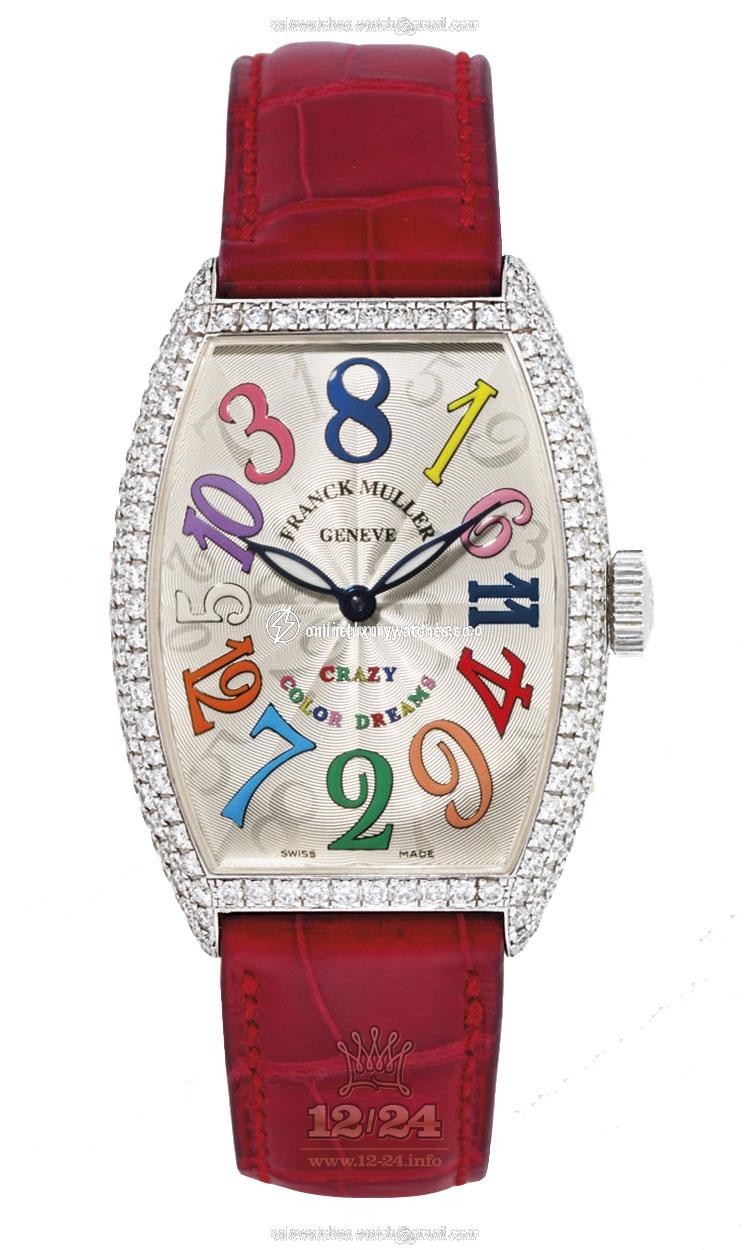 Franck Muller Vanguard Watch 8880 CH COL D 40 mm White gold Case Silver Dial